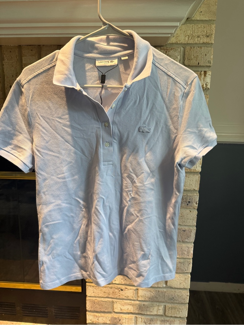 Lacoste Pale Blue Women’s Cotton Piqué Polo